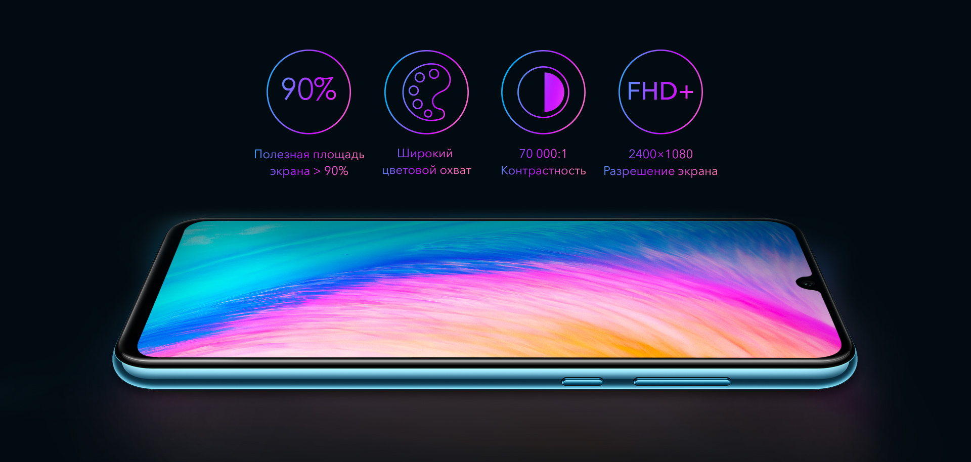 Замена экрана honor 30i чита